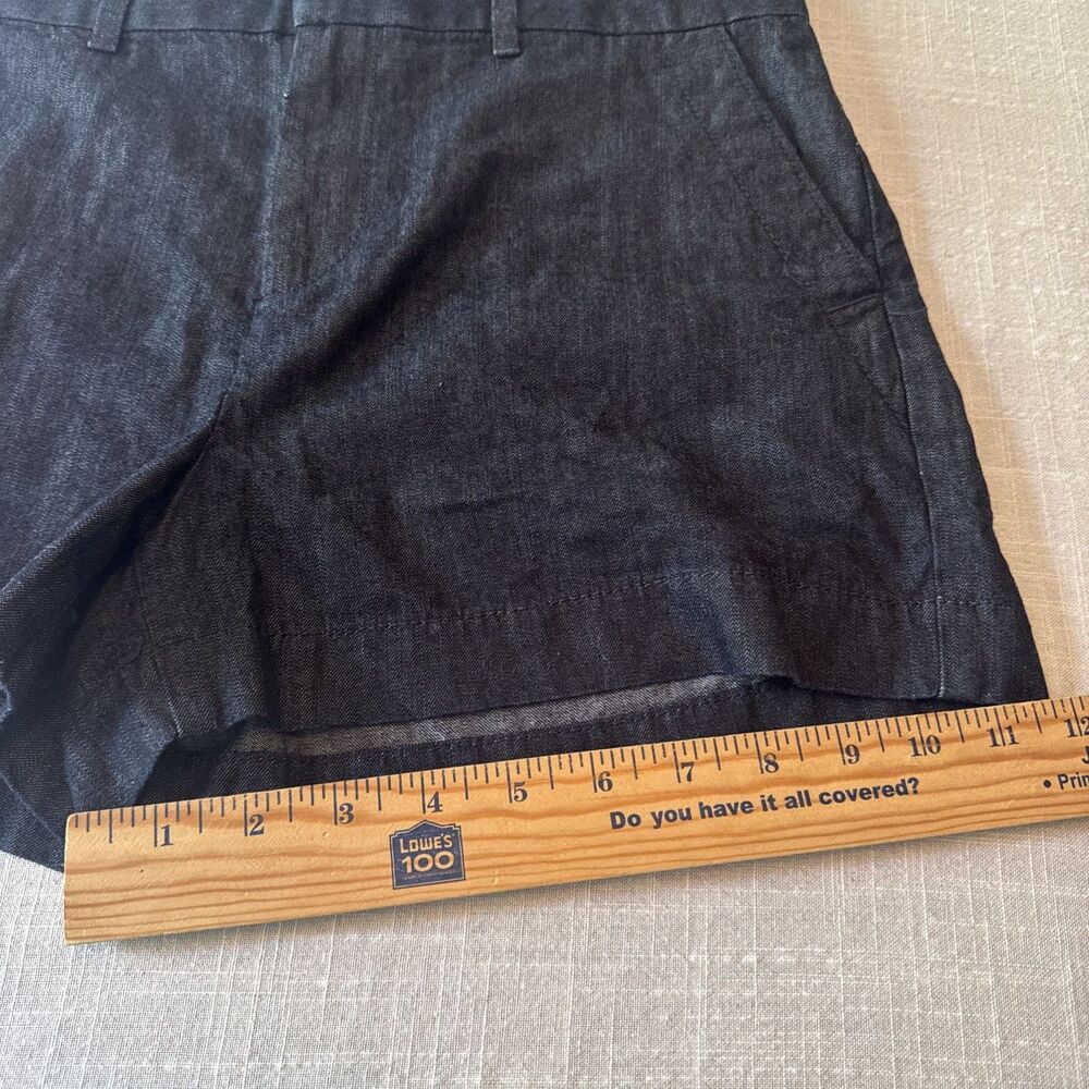 Made And Loved Loft Dark Wash Shorts NEW - Measures 33” Waist ( Tag Shows 6/28 ) - Picture 7 of 11